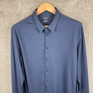 Ministry Of Supply Shirt Men's XL Blue Apollo Button Up Long Sleeve
